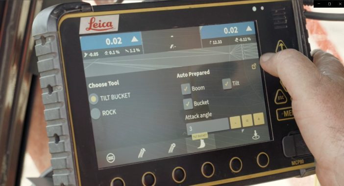 Leica Semi-Auto Machine Control 