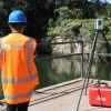 McLeod Cranes Cleaning up the Waikato river with the Leica RTC360